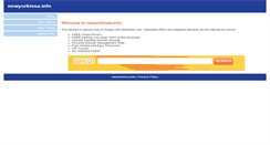 Desktop Screenshot of newyorkissa.info